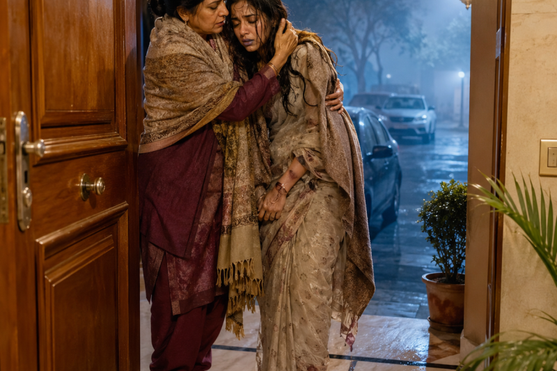 सुबह 4 बजे बेटी नंगे पाँव माँ के दरवाज़े पहुँची, पति ने कहा “कोई यकीन नहीं करेगा”, लेकिन उसी ठंडी रात माँ ने उसकी टूटी आवाज़ से ऐसा सच निकाला कि अमीर दामाद की पूरी इज़्ज़त अदालत में राख हो गई