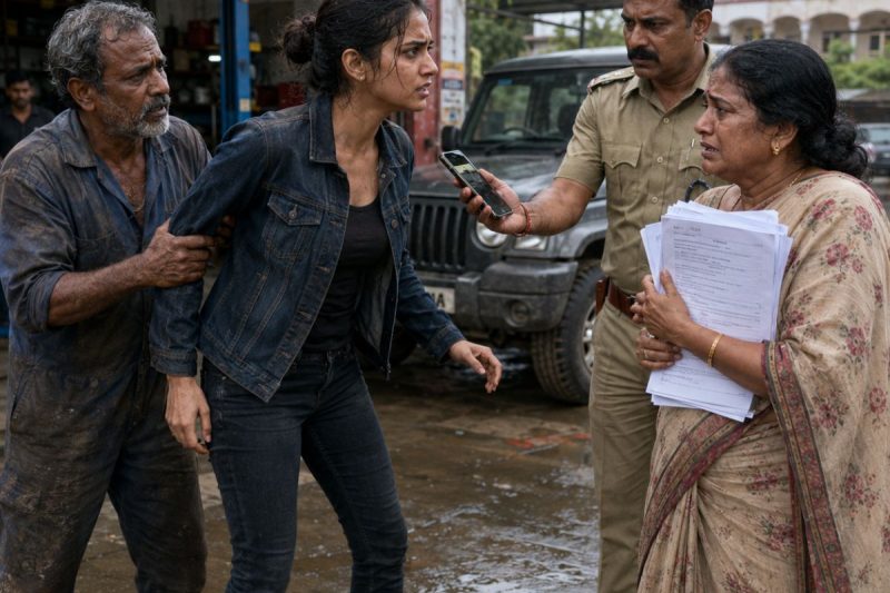 रात 2:00 बजे 3 गुंडों ने अकेली पूर्व महिला पायलट को कमजोर समझकर घेर लिया, लेकिन असली झटका तब लगा जब CCTV में दिखा—उन्हें उसी के भाई ने भेजा था, ताकि वह “पागल” साबित हो जाए