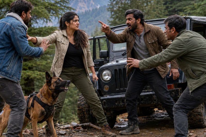 जब 3 गुंडों ने बूढ़े सैनिक कुत्ते को बेचने के लिए घेरा, तो उसकी मालकिन ने बस इतना कहा—“आखिरी चेतावनी”… अगले 5 मिनट में जंगल का सबसे बड़ा राज खुल गया