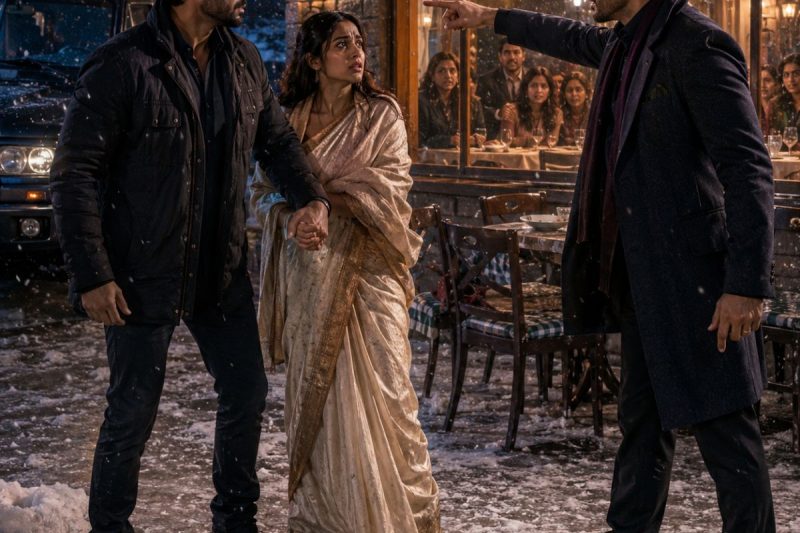 बर्फीली रात में बेइज्जती से बचने के लिए लड़की ने अजनबी से कहा “बस 1 घंटे के लिए मेरे पति बन जाइए”, लेकिन परिवार की मेज पर बैठे पुराने प्रेमी ने ऐसी रिकॉर्डिंग चला दी कि सबकी साँसें अटक गईं