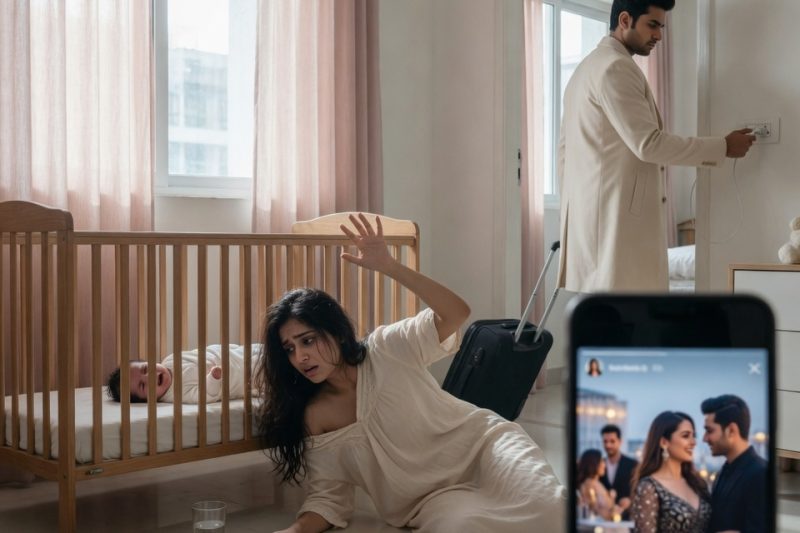 जिस पत्नी को उसने “ड्रामा करने वाली औरत” कहकर दवा पिला दी, वही अस्पताल में नवजात को सीने से लगाकर लौटी, और पति की चैट, होटल वीडियो, संपत्ति की साजिश ने उसके प्यार का सबसे खतरनाक चेहरा खोल दिया