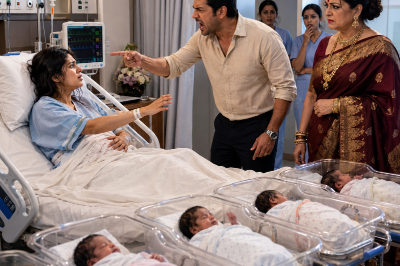 अस्पताल में 5 सांवले बच्चों को देखकर पति ने सबके सामने चिल्लाया “ये मेरे नहीं हैं”, पत्नी अकेली रह गई, पर 30 साल बाद वही पिता विरासत बचाने लौटा तो डीएनए रिपोर्ट ने उसका घमंड हमेशा के लिए राख कर दिया