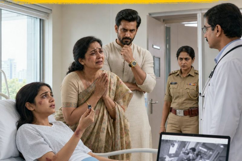 “यह पारिवारिक मामला है” — मां ने डॉक्टर से झूठ बोलकर बेटी की चीख दबानी चाही, पर स्मोक डिटेक्टर में छिपे कैमरे ने उस घर की खामोशी को गवाही बना दिया।