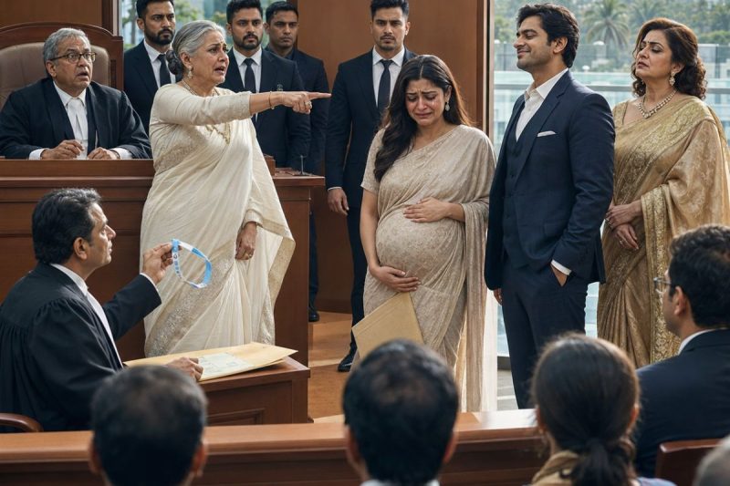 “वह कभी अनाथ नहीं थी” — अजनबी औरत ने अदालत में कहा; 8 महीने की गर्भवती पत्नी को छोड़ने वाला पति नहीं जानता था कि 30 साल पुराना अस्पताल का सबूत लौट आया है।