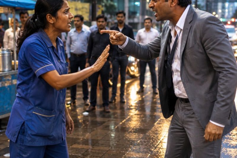 सफाईकर्मी ने सड़क पर रोती 2 अमीर बच्चियों को बचाया, लेकिन जब उन्होंने उसे “मम्मी” कहा, तो अरबपति पिता की होने वाली पत्नी का सबसे काला सच सामने आ गया