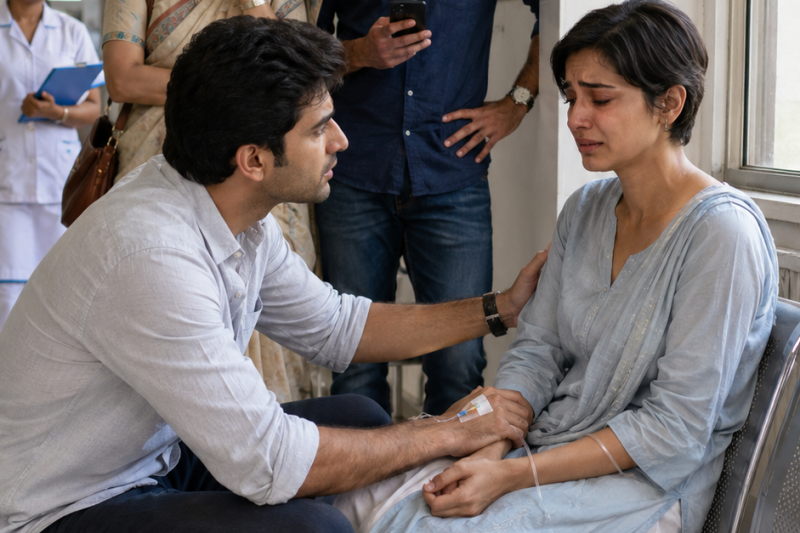 तलाक के 2 महीने बाद अस्पताल के गलियारे में पूर्व पत्नी को टूटी हालत में देखकर उसे वह छिपा सच मिला, जिसने साबित कर दिया, “वह बेवफा नहीं थी, वह मदद माँगते-माँगते थक चुकी थी”