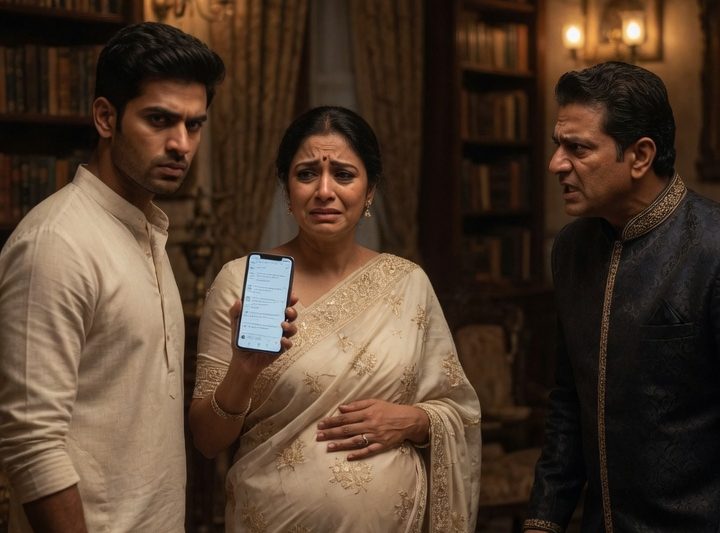 7 महीने की गर्भवती विधवा ने अपनी इज्जत बचाने के लिए माली से शादी की, लेकिन सुहागरात पर आया संदेश “वह बच्चे का पिता नहीं है” और हवेली में छिपा असली गद्दार बेनकाब हो गया