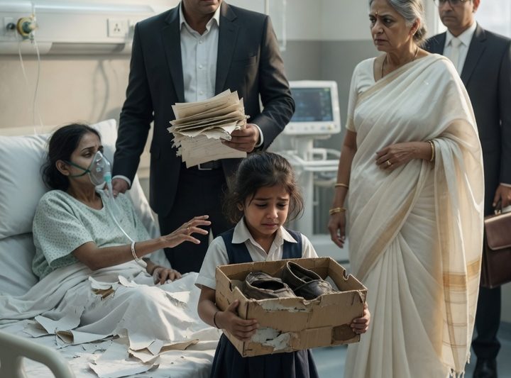 स्कूल मेले के गेट पर फटे जूतों वाली बच्ची को सबने ठुकराया, मगर एक अजनबी की ₹899 की मदद ने अस्पताल में छिपा सच खोल दिया: “वह आपके खून की है”, और 7 साल के पारिवारिक झूठ ढह गए