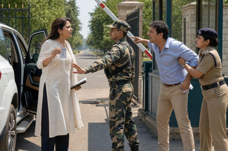 जिस छावनी की कमान अगले दिन उसके हाथों में आने वाली थी, उसी गेट पर उसे नकली अफसर कहकर सेल में बंद कर दिया गया, और भाई ने हंसकर कहा— “अब सच सामने आ गया…”