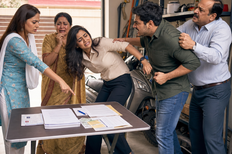 बहन की होम लोन साजिश में गारंटी से इनकार करते ही जीजा ने उसे अस्पताल पहुँचा दिया, पर उसकी आखिरी बात “मैं अपना भविष्य नहीं बेचूँगी” ने नकली दस्तखत, चोरी की विरासत और परिवार का सबसे काला राज खोल दिया