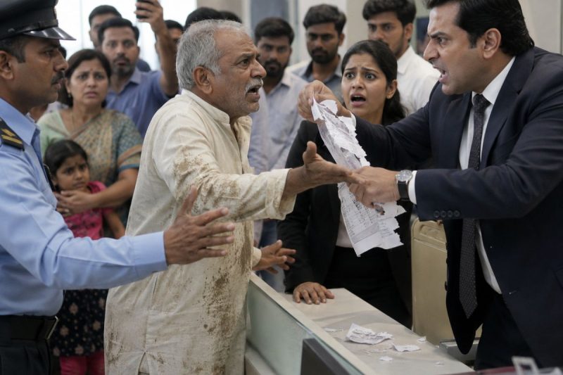 मिट्टी लगे कपड़ों में बैंक पहुंचे बूढ़े किसान को मैनेजर ने 2 करोड़ का ड्राफ्ट फाड़कर चोर कहा, लेकिन जब पता चला कि वही बैंक का 40% मालिक है, पूरे हॉल में छिपा राज खुलने लगा