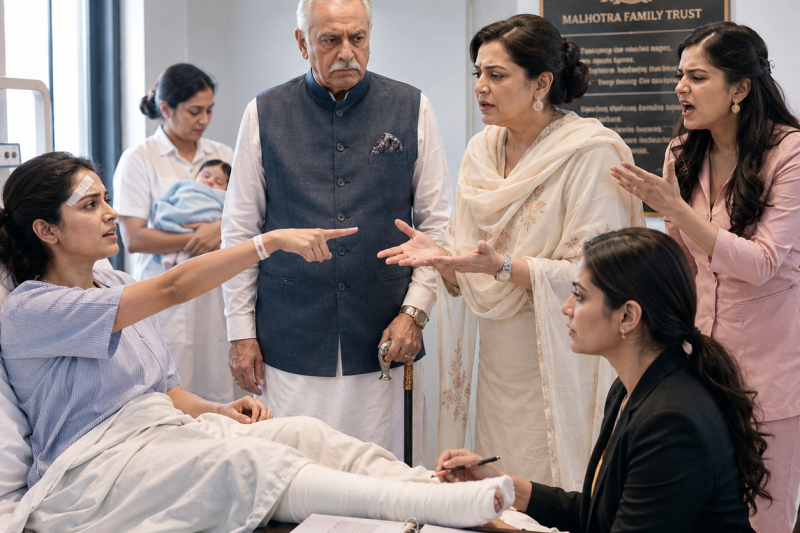 हादसे के बाद घायल बेटी ने मां से नवजात बेटे को संभालने की गुहार लगाई, पर मां बोली “तेरी बहन कभी ऐसी मुसीबत नहीं बनाती”, फिर 9 साल की मदद रोकते ही परिवार का गंदा राज खुलकर सबके सामने आ गया