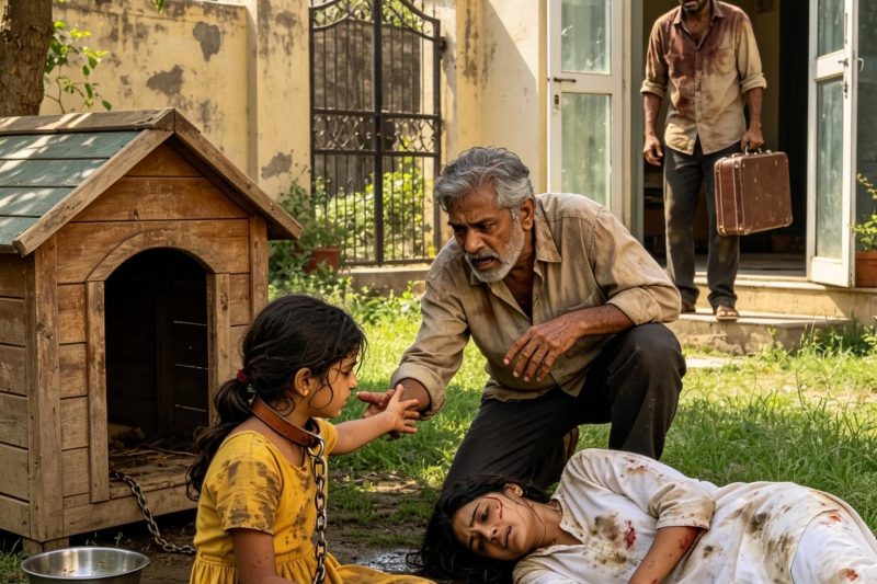 7 रातों तक पुरानी कुत्ते की कोठरी से बंधी ऑटिस्टिक बच्ची ने नाना को देखते ही हाथ उठाया, “मैं ज़िंदा हूँ”, और उसी मिट्टी में पड़ी माँ की साँसों ने घर का सबसे घिनौना राज खोल दिया