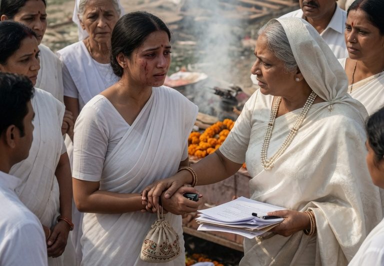 अंतिम संस्कार के बाद सास ने विधवा बहू से कहा “सब लौटाकर चली जा, तूने वारिस तक नहीं दिया”, मगर उसी रात मिली चिट्ठी ने 15 साल के झूठ, छिपी बीमारी, चोरी हुई दौलत और बेटे की मौत का राज खोल दिया