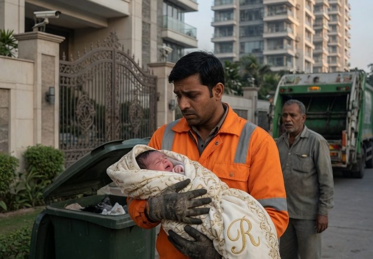 पिता ने घमंडी बेटे को सबक सिखाने कूड़ा उठवाया, मगर डिब्बे में जीवित नवजात मिली; “उसे कभी वापस नहीं आना था”, और एक करोड़पति परिवार की गंदी साजिश मां के टूटे दिल के सामने खुल गई, जिसने सबको शर्मिंदा कर दिया