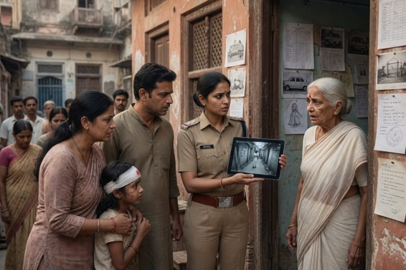 पूरी कॉलोनी ने बुज़ुर्ग पड़ोसन की बात मानकर उस परिवार को लालची समझा, लेकिन जब बच्ची खून से लथपथ घर लौटी और कैमरे ने दिखाया “वह शुरू से झूठ बोल रही थी”, उसी शाम सबकी नज़रें शर्म से झुक गईं