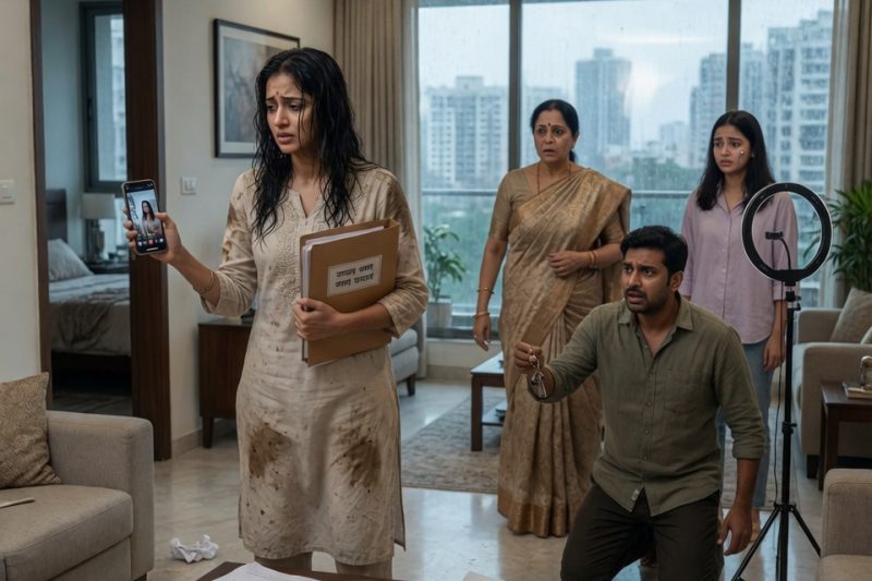 14 घंटे की ड्यूटी के बाद बहू को जूठी कटोरी मिली, सास ने कहा “इस घर में परिवार पहले खाता है”, फिर उसने छिपे कागज़, पति की चाल और दूसरी औरत का सच खोलकर सबका आसरा छीन लिया