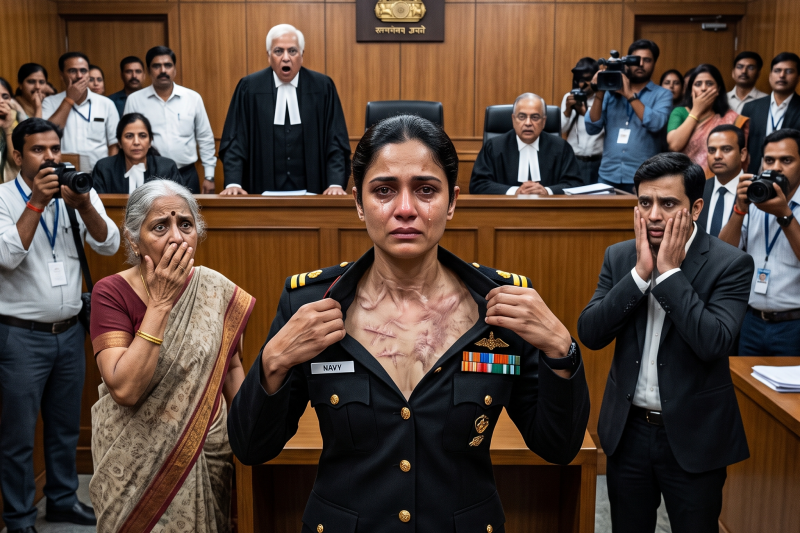 मेरी माँ ने अदालत में शपथ लेकर कहा कि मैंने कभी देश की सेवा नहीं की, और सबके सामने मेरे घावों को नकली बता दिया। वह मेरी बारह वर्षों की गोपनीय सैन्य सेवा को जेल की सज़ा में बदलने की कोशिश कर रही थीं, जबकि मेरा भाई मुस्कुरा रहा था। जूरी ने उनकी बात पर विश्वास कर लिया, पत्रकार हर शब्द लिखते गए, और मैं चुपचाप घड़ी की ओर देखता रहा। फिर ठीक दोपहर होते ही अदालत के दरवाज़े खुल गए……