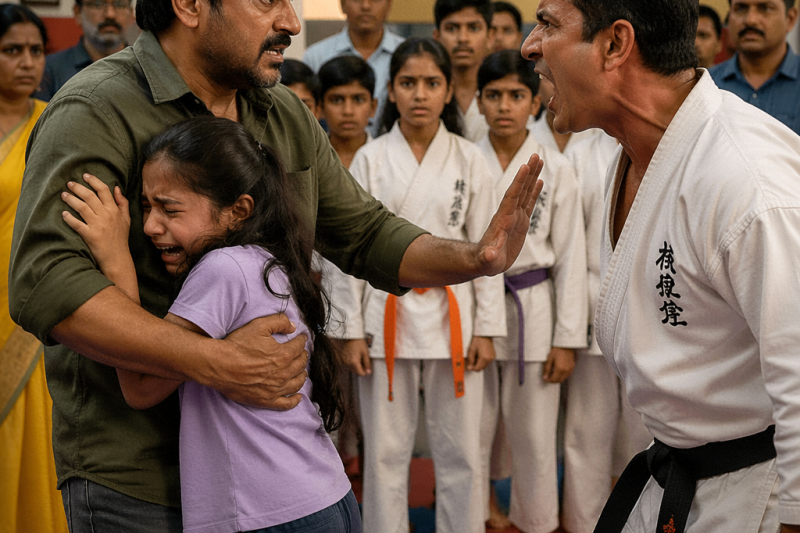 मेरी बेटी को एक स्ट्रिप मॉल के डोजो में एक मुस्कुराते हुए कराटे मास्टर ने सबके सामने अपमानित किया, जिसने मेरी चुप्पी को कमज़ोरी समझ लिया। उसने मेरे काम के जूतों, मेरी खाली जेब और मेरी छोटी बेटी के डर का सबके सामने मज़ाक उड़ाया। मैंने वहाँ से चले जाने की कोशिश की, इससे पहले कि मेरा पुराना प्रशिक्षण फिर से जाग उठता। फिर उसने मुझ पर हाथ रखा, और पूरे कमरे ने जान लिया कि मैं अब तक चुप क्यों था…