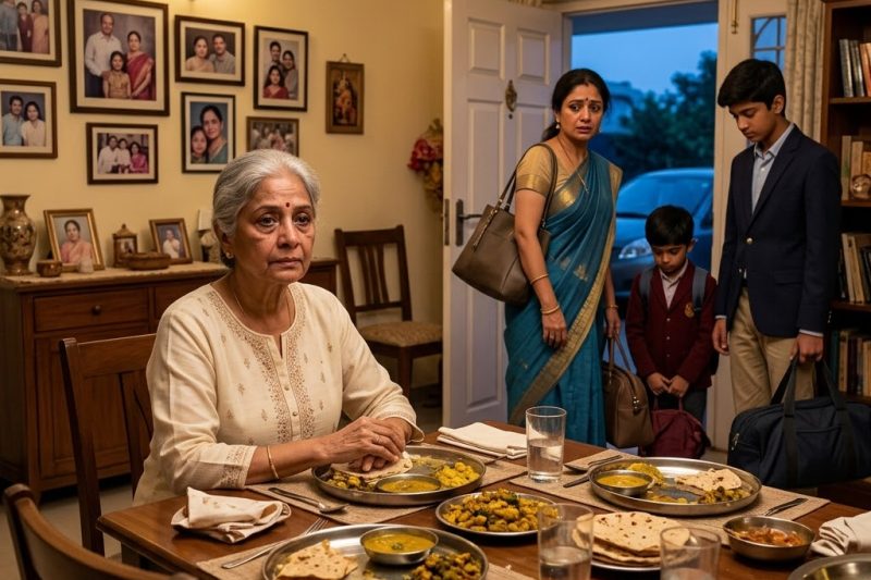 मेरी बेटी ने मेरी आँखों में देखकर कहा, “हम अपनी ज़िंदगी एक मरती हुई बूढ़ी औरत पर बर्बाद नहीं करेंगे।” फिर उसने अपना बैग उठाया, और मेरे दोनों बेटे बिना एक शब्द कहे उसके पीछे-पीछे मेरे घर से बाहर चले गए।

बीस मिनट बाद, मेरे डॉक्टर का फ़ोन आया।

जिस बीमारी की ग़लत जाँच रिपोर्ट के कारण मेरे बच्चों ने मुझे छोड़ दिया था, वह पूरी तरह ग़लत निकली।

और उसी पल मुझे ठीक-ठीक समझ आ गया कि मेरे बच्चे आखिर किस बात का इंतज़ार कर रहे थे।