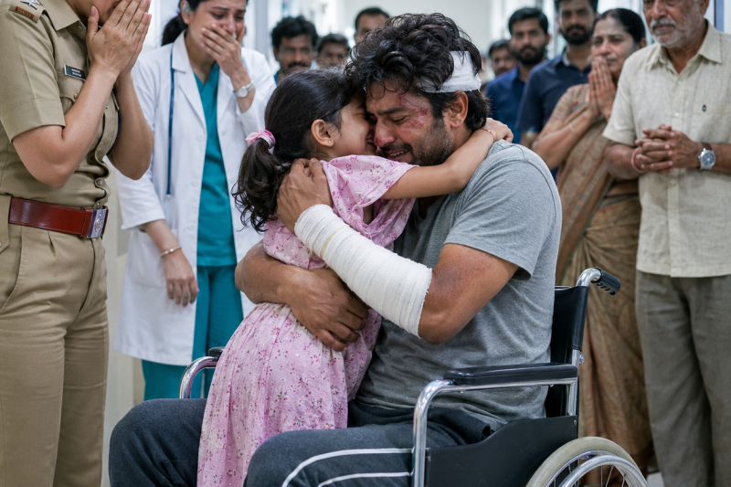 बारिश भरी बस्ती में 7 साल की बच्ची ने 112 पर कहा “पापा 30 मिनट में लौटने वाले थे”, और जब मोहल्ले ने पिता को गुनहगार बताया, अस्पताल से आई सच्चाई ने सबकी नजरें शर्म से हमेशा के लिए झुका दीं