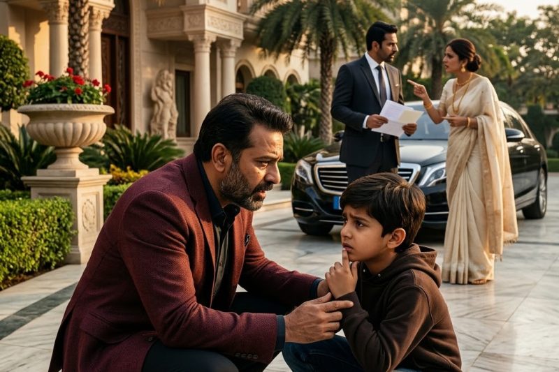 “हिलना मत। मेरे साथ आओ,” चौकीदार का 10 साल का बेटा फुसफुसाया जब मैं प्रतीक्षा कर रही टाउन कार की ओर बढ़ी। रिचर्ड कैलावे बोर्ड बैठक के लिए देर कर रहा था, लेकिन एलियाह का हाथ अभी भी मेरी आस्तीन को जकड़े हुए था। फिर उस लड़के ने गेट की ओर इशारा किया और कहा कि ड्राइवर मेरा ड्राइवर नहीं है, मेरी पत्नी ने उस आदमी को पहले ही पैसे दे दिए हैं, और अगर मैं उस कार में बैठा तो मैं कभी घर वापस नहीं लौटूँगा।