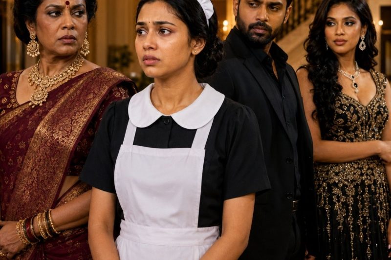 “नौकरानी कहकर घर से निकाला, महीनों बाद जब वही लड़की आर्यन के बच्चे की मां बनकर लौटी, तो 200 करोड़ की डील, सगाई और पूरे मेहरा परिवार का सबसे बड़ा झूठ सबके सामने बिखर गया!”