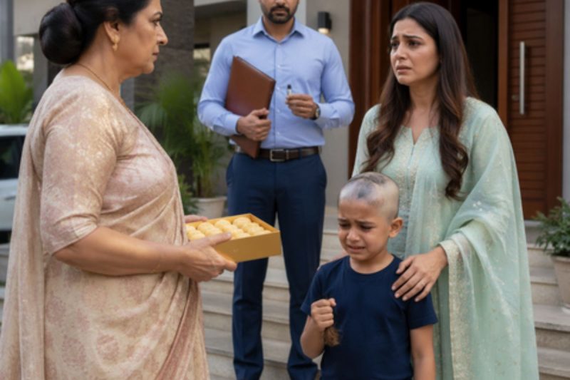 जब दादी स्कूल से झूठ बोलकर 5 साल के बच्चे को ले गई और उसके बाल कटवाकर बोली, “इतना ड्रामा मत करो” 💔😡, मां रोती रह गई, लेकिन पिता ने कोई झगड़ा नहीं किया, बस वकील की चिट्ठी और अस्पताल की पेन ड्राइव लेकर दावत में पहुंचे… फिर असली वजह खुलते ही रिश्तेदारों के चेहरे उतर गए