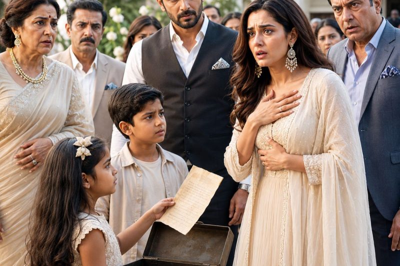 सराय की सीढ़ियों पर 82 रुपये लेकर बैठी अकेली लड़की को सबने बदनाम कहा, लेकिन जब विधुर के बच्चों ने उसका हाथ थामा, तो मृत पत्नी की एक छुपी चिट्ठी ने पूरे समाज को चुप करा दिया