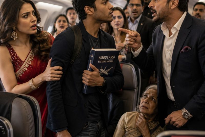 घमंडी करोड़पति ने इकोनॉमी के लड़के को कॉकपिट से रोककर कहा “तू सबको मरवा देगा”… लेकिन जब 35,000 फीट पर दोनों पायलट बेहोश पड़े थे, उसी लड़के की जेब में छुपी चीज़ ने सबको रुला दिया