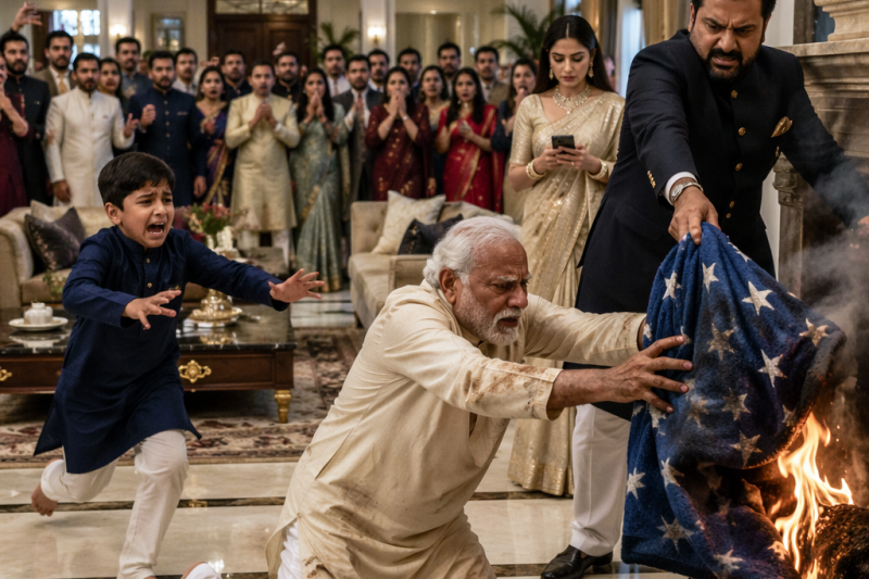 अमीर बेटे ने मेहमानों के सामने माँ की आखिरी रजाई आग में फेंकी, लेकिन दादा ने जलते हाथों से उसे बचाया; फिर खुला राज, “हर सितारे में पोते की आजादी छिपी थी”, और अदालत में पूरा घमंडी परिवार शर्म से झुक गया…