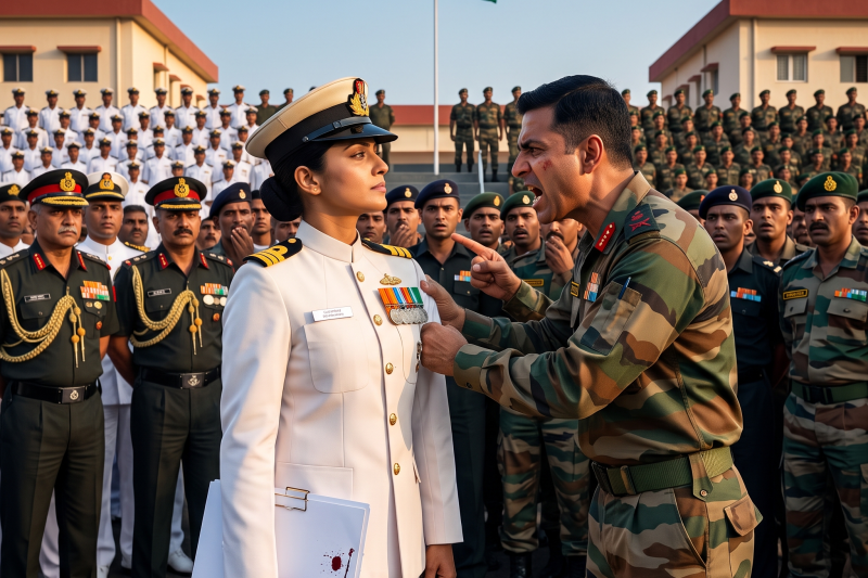 कोरोनाडो में एक हज़ार से ज़्यादा सैनिकों के सामने मेरे कमांडर ने मेरे चेहरे पर थप्पड़ मार दिया। उसे लगा कि उसका पद उसे अधिकार देता है, कैमरे उसे दर्शक देते हैं, और मेरी चुप्पी इस बात का सबूत है कि मैं डर गई हूँ। मैं सबके सामने शांत खड़ी रही, क्योंकि उसे ज़रा भी अंदाज़ा नहीं था कि मेरी सेवा का वास्तविक रिकॉर्ड क्या था। तभी पूरे परेड मैदान में एक एडमिरल की गूँजती हुई आवाज़ सुनाई दी……